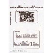 Aires 4284 - 1:48 Messerschmitt Bf 109G-6 cockpit set Early version