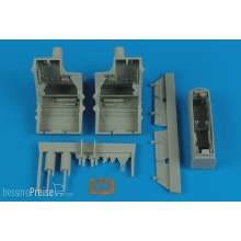 Aires 4500 - 1:48 F-22A Raptor wheel bays for Hasegawa