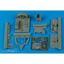 Aires 4538 - 1:48 J2M3 Raiden cockpit set for Hasegawa