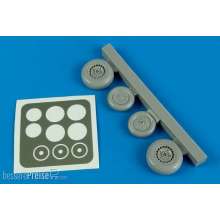 Aires 4540 - 1:48 Me-262A wheels & paint mask for HOB