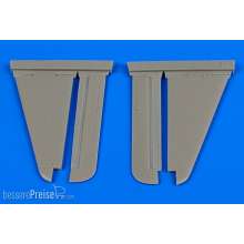 Aires 4674 - 1:48 F9F Panther control surfaces for Trumpet