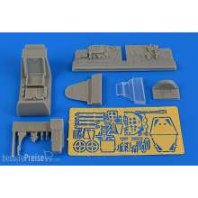 Aires 4698 - 1:48 Bf 109G-5 (late)cockpit set f. Eduard