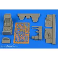 Aires 4704 - 1:48 Bf 109F-2/F-4 cockpit set f.Eduard