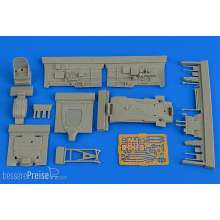 Aires 4728 - 1:48 P-40B Warhawk cockpit set for Airfix