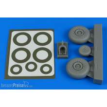 Aires 4806 - 1:48 Do 217N wheels & paint masks - late B for ICM