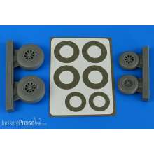 Aires 4843 - 1:48 A-26B/C (B-26B/C) Invader wheels & paint masks late for ICM