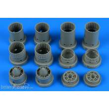 Aires 4845 - 1:48 F-4B Phantom II exhaust nozzles for TAMIYA