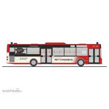 Rietze 73932 - MAN Lions City´15 Cottbusverkehr-Rettungsbus, 1:87