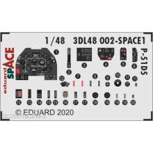 Eduard Accessories 3DL48002 - P-51D-5 SPACE 1/48 for ZVEZDA in 1:48