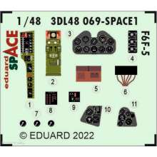 Eduard Accessories 3DL48069 - 1:48 F6F-5 SPACE 1/48