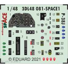 Eduard Accessories 3DL48081 - 1:48 P-38J SPACE