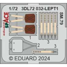 Eduard Accessories 3DL72032 - SM.79 SPACE ITALERI