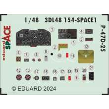 Eduard Accessories 3DL48154 - 1/48 P-47D-25 SPACE 1/48