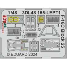 Eduard Accessories 3DL48155 - 1/48 F-16C Block 25 SPACE 1/48