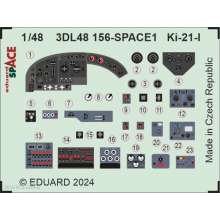 Eduard Accessories 3DL48156 - 1:48 Ki-21-I SPACE 1/48 ICM