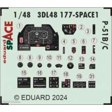 Eduard Accessories 3DL48177 - P-51B/C SPACE EDUARD