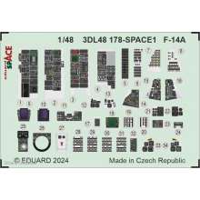 Eduard Accessories 3DL48178 - F-14A SPACE GREAT WALL HOBBY