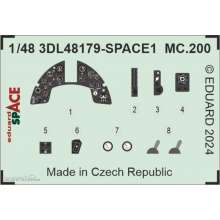 Eduard Accessories 3DL48179 - MC.200 SPACE ITALERI