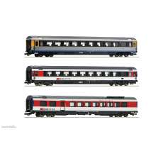 Roco 74021 - 3-tlg. Set 1: EuroCity-Wagen EC 7, SBB