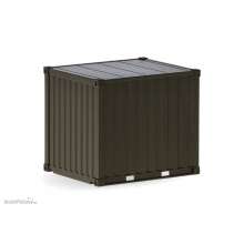 Herpa 747110 - 2x 10ft Container ´Heer´, Braungrau (unbedruckt)