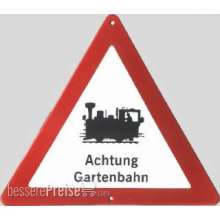 Heyn 7490 - Verkehrsschild ´Achtung Gartenbahn´