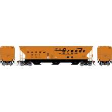 Athearn ATH-2364 - HO ATH PS 4740 Covered Hopper DRGW #15411