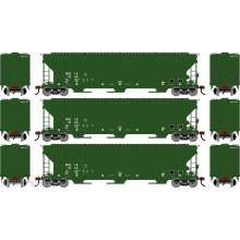 Athearn ATH-2496 - HO ATH FMC 4700 Covered Hopper WEIX #1004/1005/1010 (3)