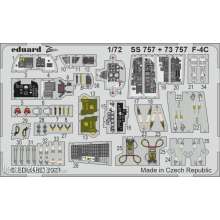 Eduard Accessories SS757 - 1:72 F-4C, for FINE MOLDS