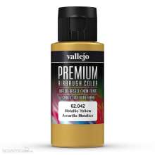 Vallejo 762042 - Metallic-Gelb, Metallic, 60 ml