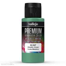 Vallejo 762047 - Metallic-Grün, Metallic, 60 ml