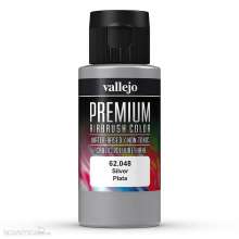 Vallejo 762048 - Silber, Metallic, 60 ml