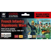 Vallejo 770164 - Farbset, Französische Infanterie, Napoleonische Kriege