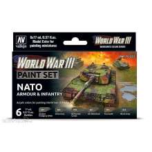 Vallejo 770223 - Farb-Set, NATO Panzerung & Infanterie, WWIII