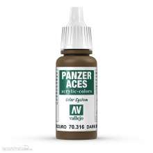 Vallejo 770316 - Dunkler Schlamm, 17 ml