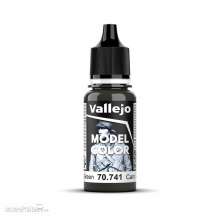 Vallejo 770741 - Tarnung Schwarz Grün, 18 ml