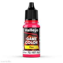 Vallejo 772157 - Fluoreszierendes Rot, 18 ml