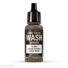 Vallejo 773203 - Wash-Color, Umber Wash, 17 ml