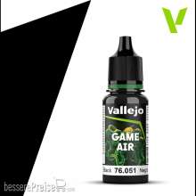 Vallejo 776051 - Schwarz, 18 ml