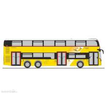 Rietze 78010 - Alexander Dennis Enviro500 Postauto (CH), 1:87