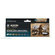 Vallejo 780254 - Farb-Set, WizKids Woodland Creatures, 8 x 8 ml