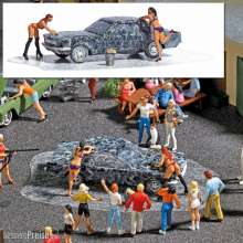 Busch 7824 - Action Set: Car-Wash