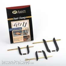 Amati 791613 - Fast-Clamp, Set mit 3 Klammern