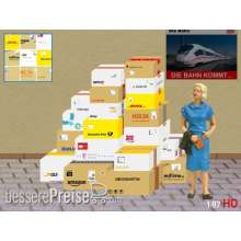 Modellland 8010-8 - 1:87 Spur H0 Bausatz Pakete Amazon Ebay DPD DHL GLS FedEX Hermes OTTO Zalando Quelle