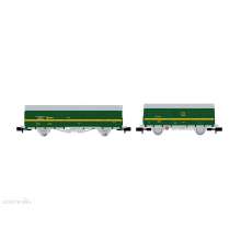 Arnold HN6577 - RENFE, 2-tlg. Set 2-achs. Gedeckte Güterwagen