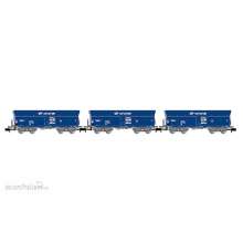 Arnold HN6565 - PKP Cargo, 3-tlg. Set Selbstentladewagen der Bauart Falls Blau