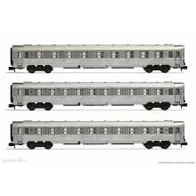 Arnold HN4335 - SNCF, 3-tlg. Set DEV Inox Reisezugwagen