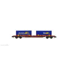 Arnold HN6586 - FS Containerwaggon Sgnss, Braun, mit 2x 22-Kohlecontainer Dani Transporti