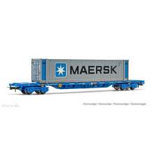 Electrotren HE6044 - RENFE, 4-achs. Containertragwagen MMC3, mit 45 Container Maersk