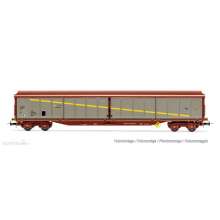 Electrotren 80502969 - RENFE, 4-achs. Schiebewandwagen JJPD, Braun/Silber