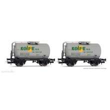 Electrotren 80586139 - RENFE, 2-tlg. Set 2-achs. Kesselwagen Koipe